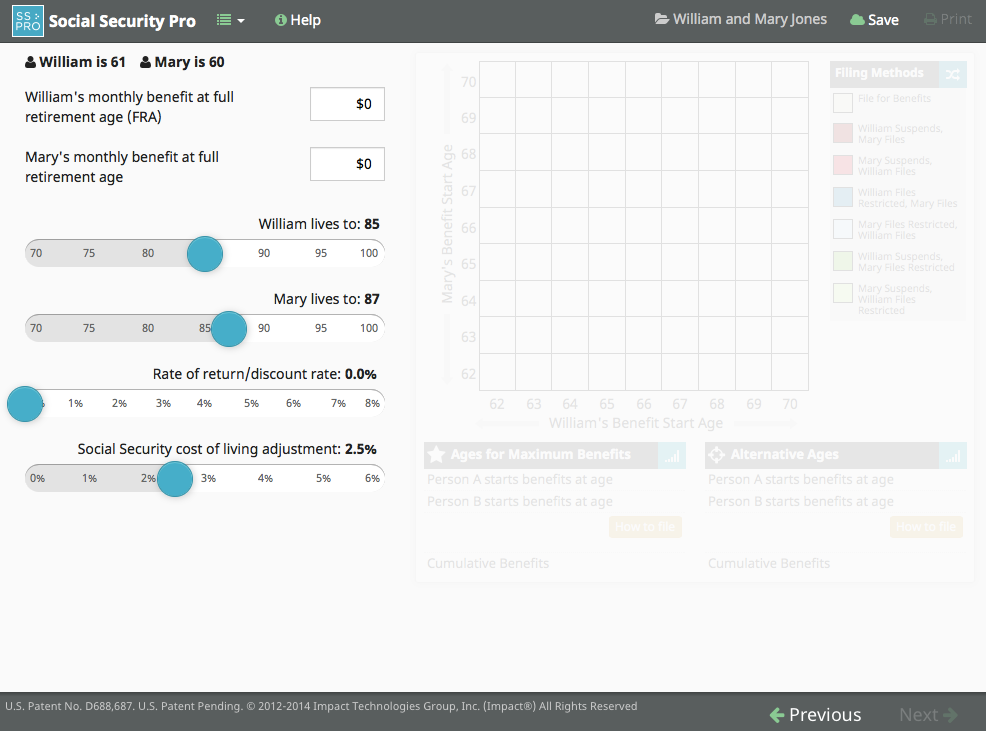 Initial Interactive Grid